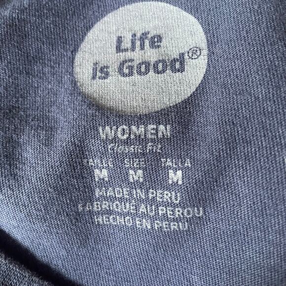 Life is Good "We Time" Long Sleeve T-Shirt Sz M - Picture 3 of 4